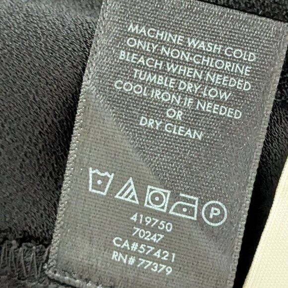 ANN TAYLOR Women's Sleeveless Ruffle Accent Blouse Top  Size S  Black  NWT - Picture 9 of 10